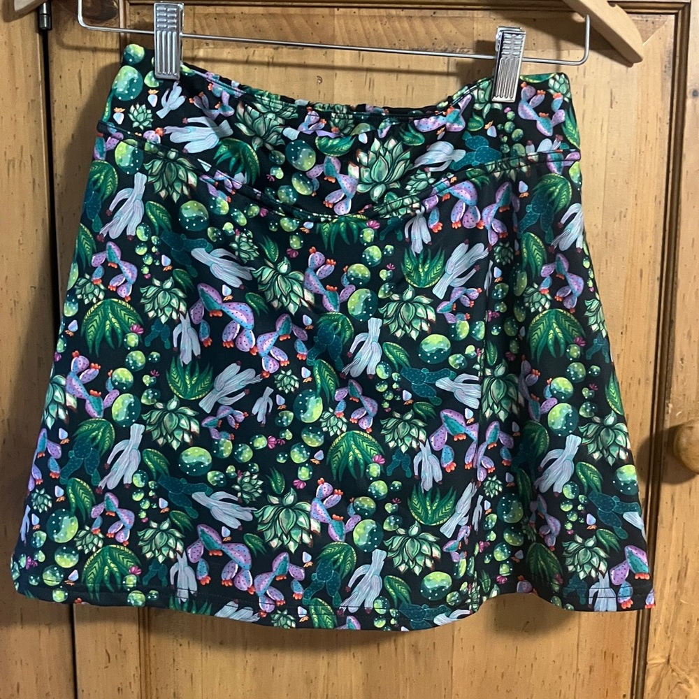 Floral Jungle A-Line Skirt